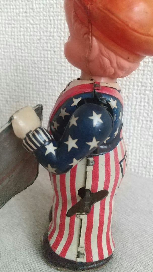 希少！オキュパイド ジャパン 日光玩具 ニュースボーイ 完動品 ブリキ