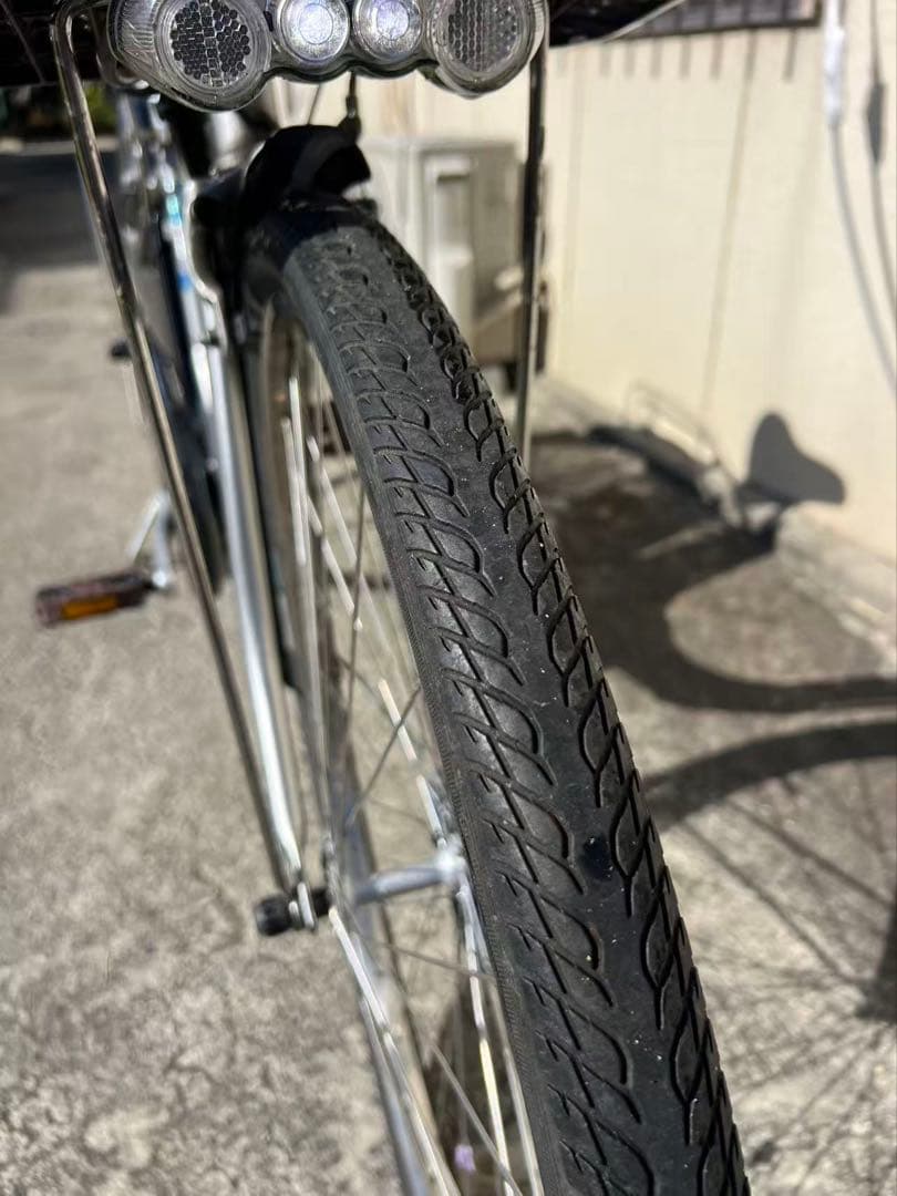 479YAMAHA PAS natura 26インチ電動自転車シルバー