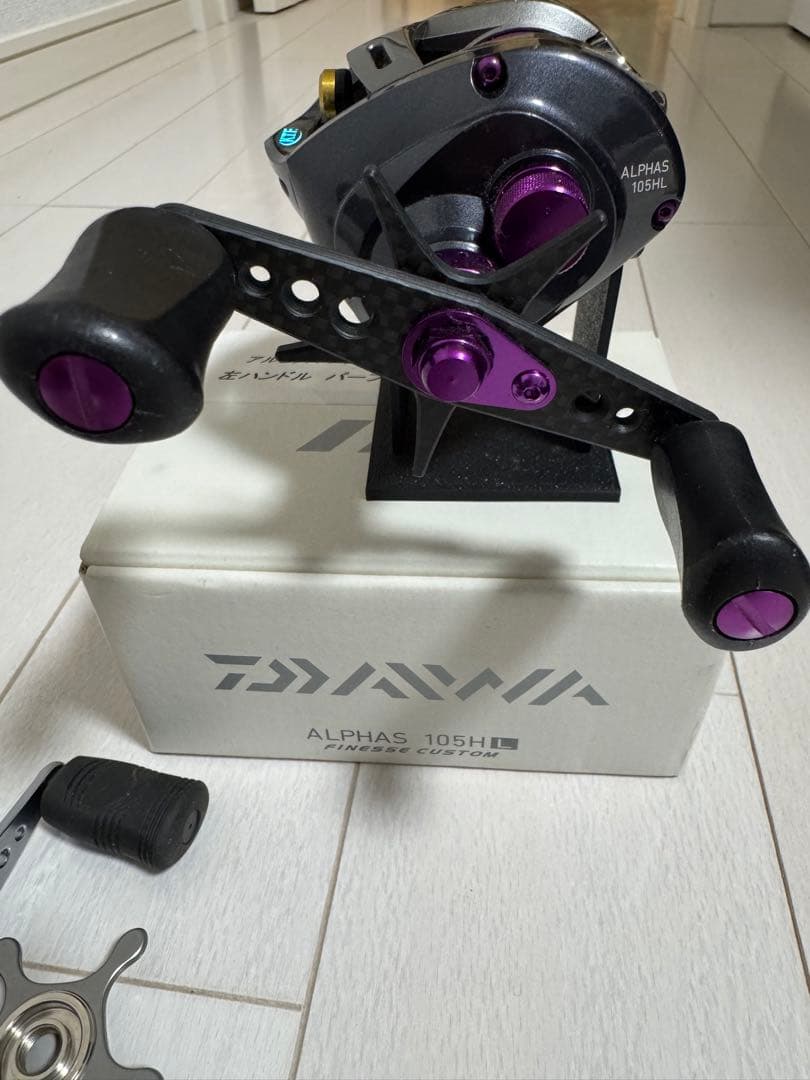 ダイワ アルファス フィネスカスタム105H KTFパープル