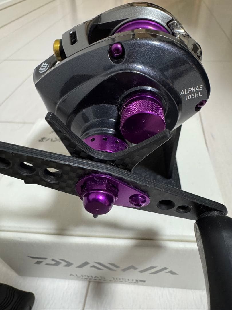 ダイワ アルファス フィネスカスタム105H KTFパープル