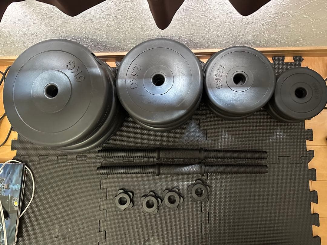 ダンベル40キロセット片手20キロ