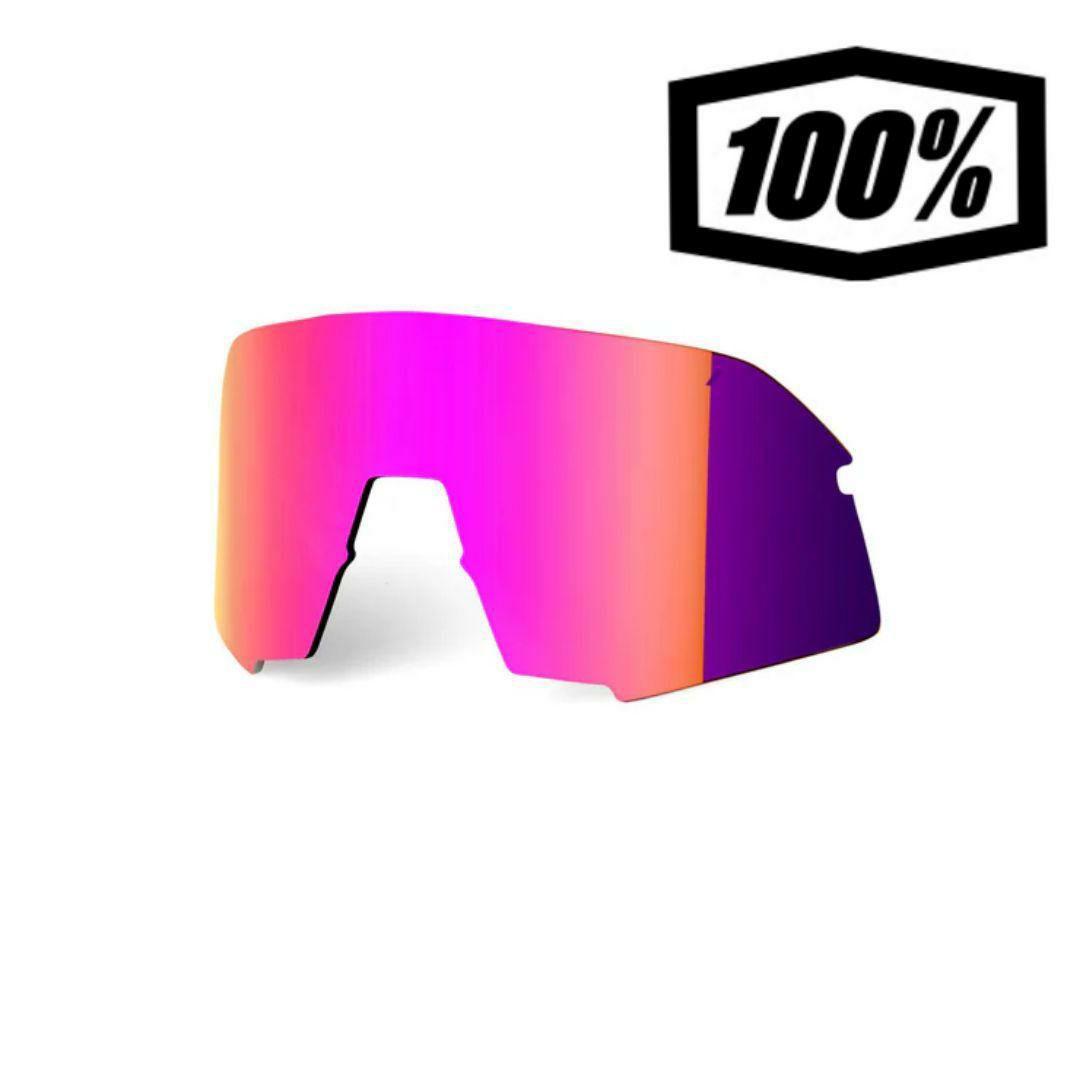 100% S3 交換レンズ パープル ミラーレンズ ワンハンドレッド サングラス