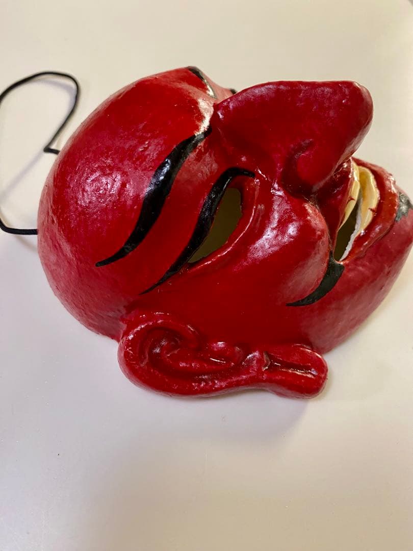 ブータン のお面　仮面　アツァラ　Atsara B