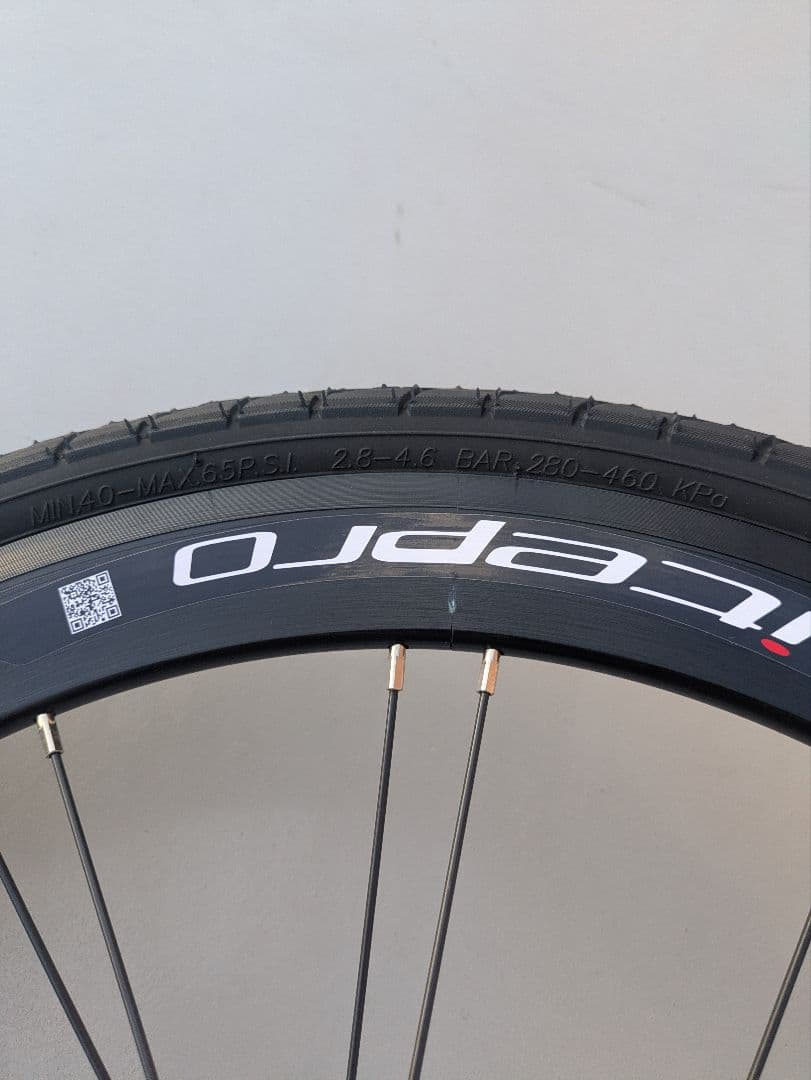 LitePro 451サイズ DB用ホイールセット　タイヤ、クイックリリース付き