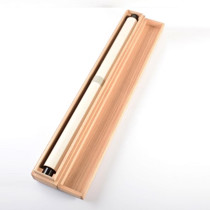 掛軸　大徳寺　澤庵宗彭和尚筆　「夢浯二大字」弁倭歌二首　共箱　V4669A