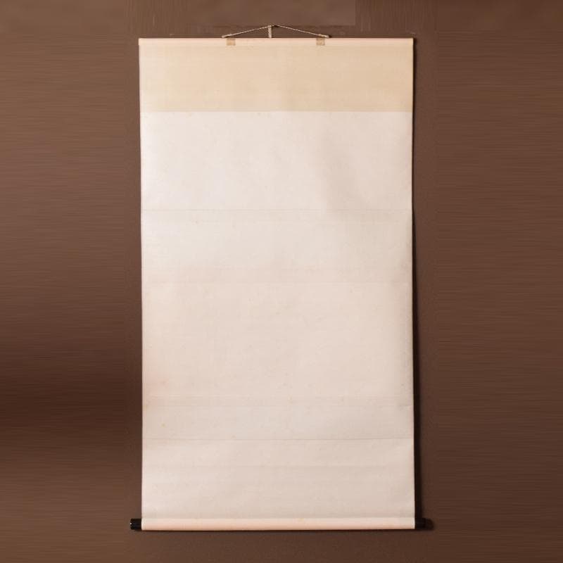 掛軸　大徳寺　澤庵宗彭和尚筆　「夢浯二大字」弁倭歌二首　共箱　V4669A