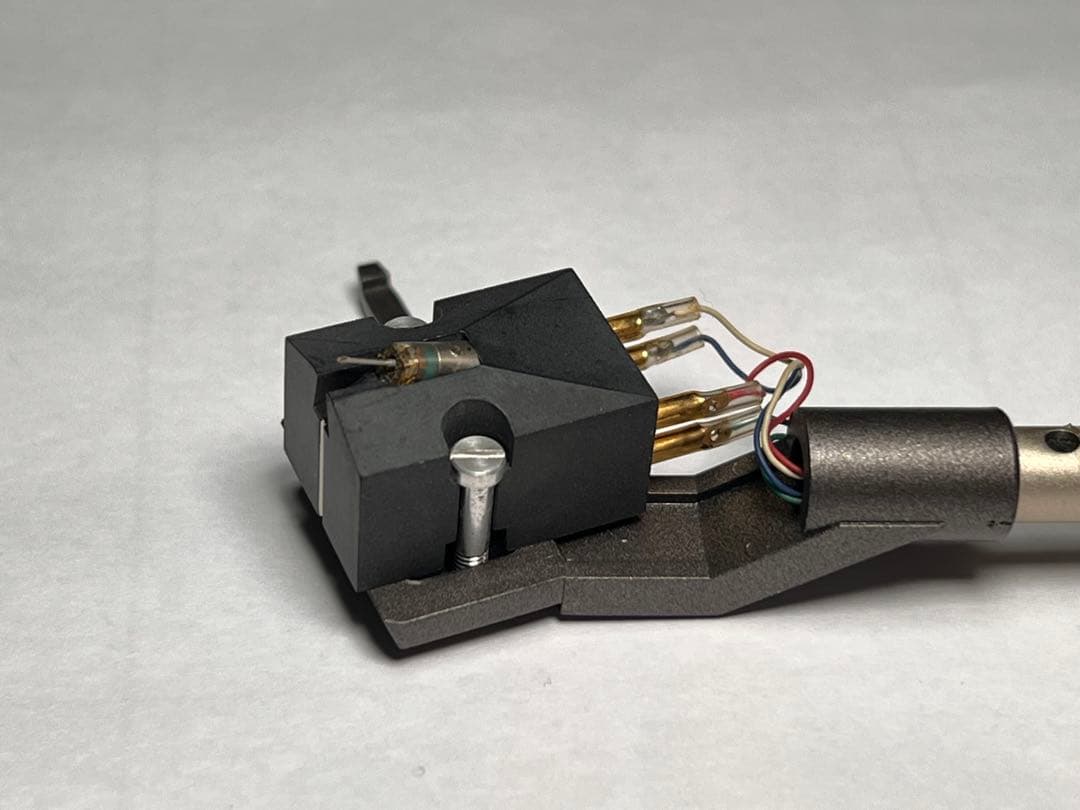 DENON DL-103 MC型カートリッジ、ストレート型アームパイプ付き