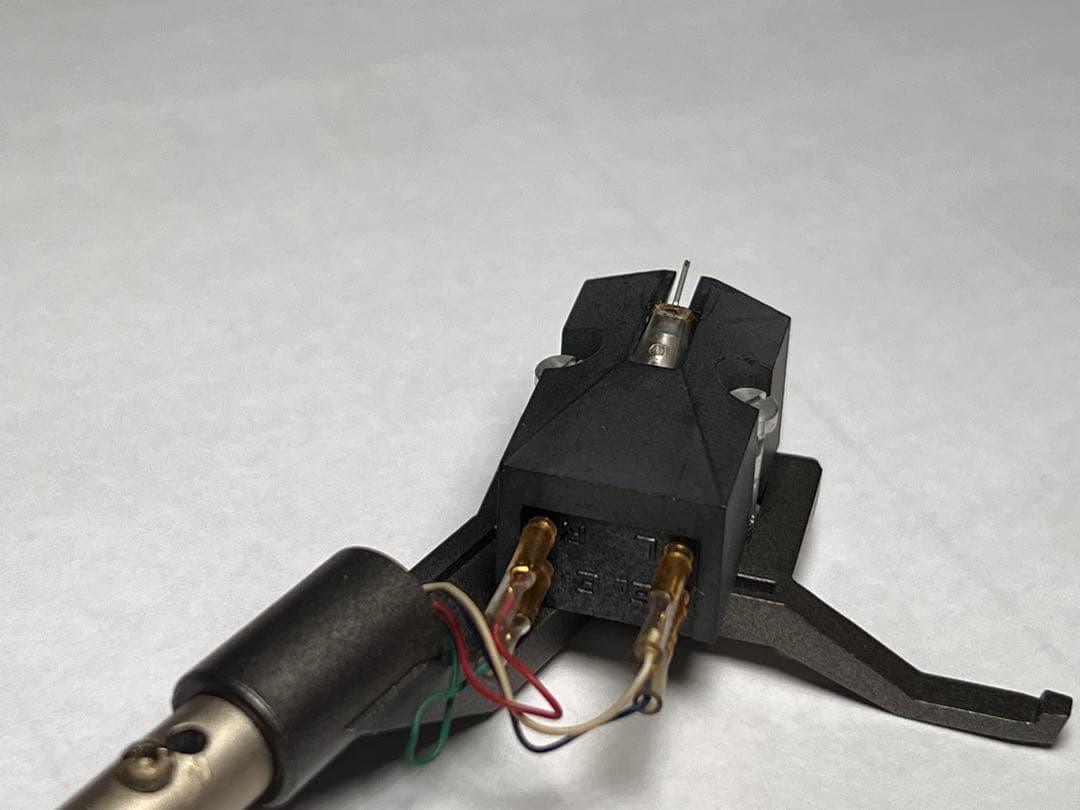 DENON DL-103 MC型カートリッジ、ストレート型アームパイプ付き