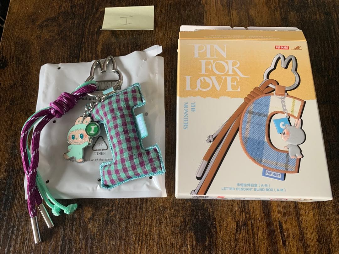 ラブブ PIN FOR LOVE アルファベット ペンダントアソートセット