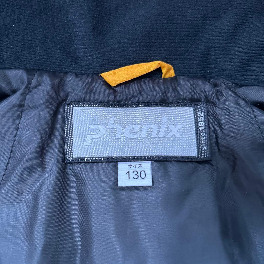 phenix スキーウェア 130cm 花柄 ピンク 上下セット