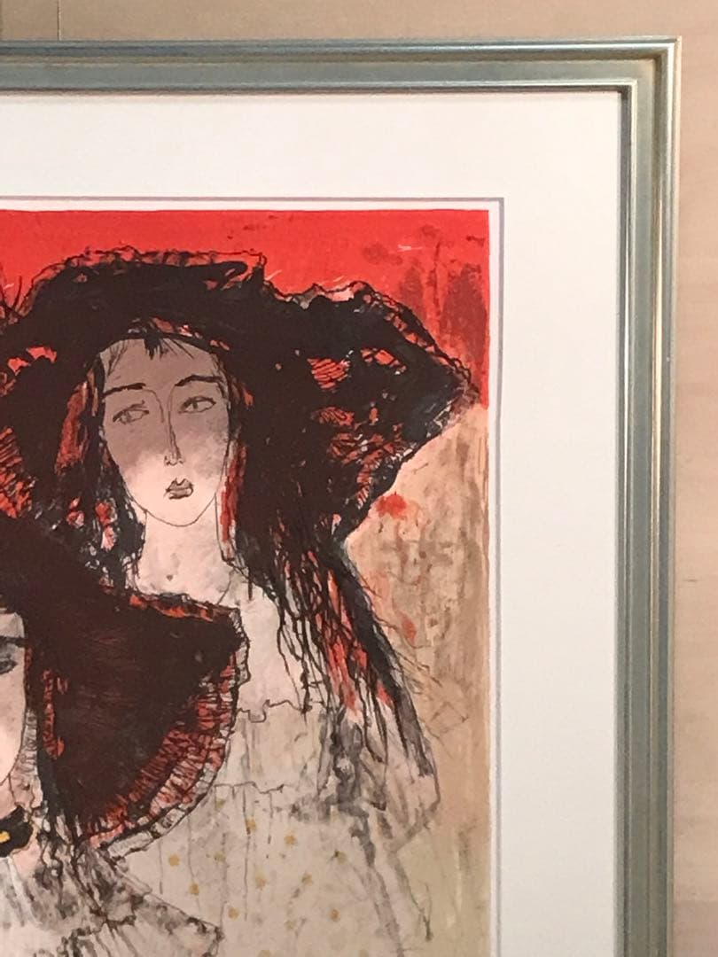 ジャンセン　「カプリーヌ」　リトグラフ　直筆サイン・エディション有り