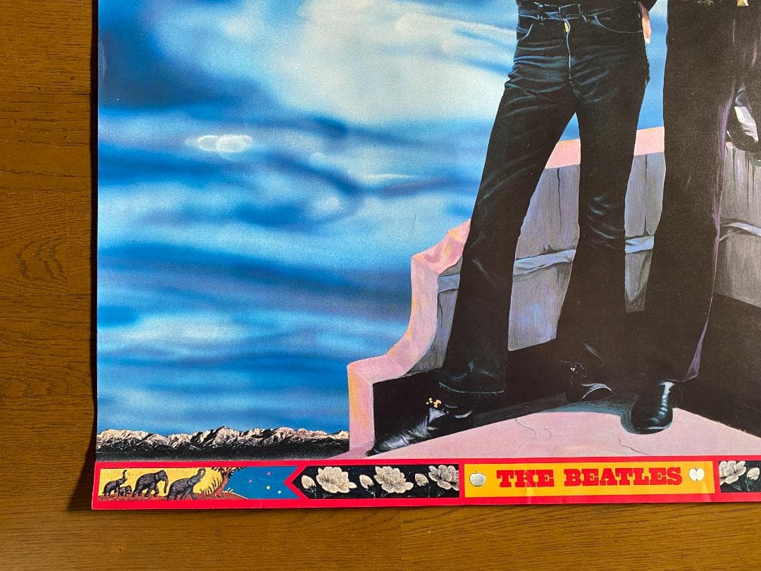 横尾忠則 「The Beatles ビートルズ」ポスター ピン穴なし