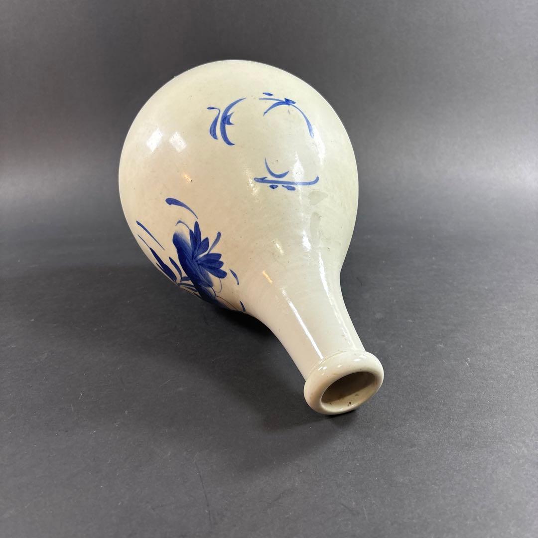 セール　花　染付　伊万里　有田　花瓶　徳利　壺　飾り