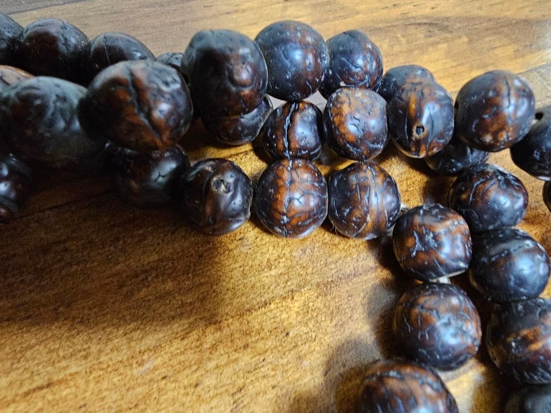 Tibetan Mala 数珠　龍眼　鳳眼　密教　チベット アンティーク
