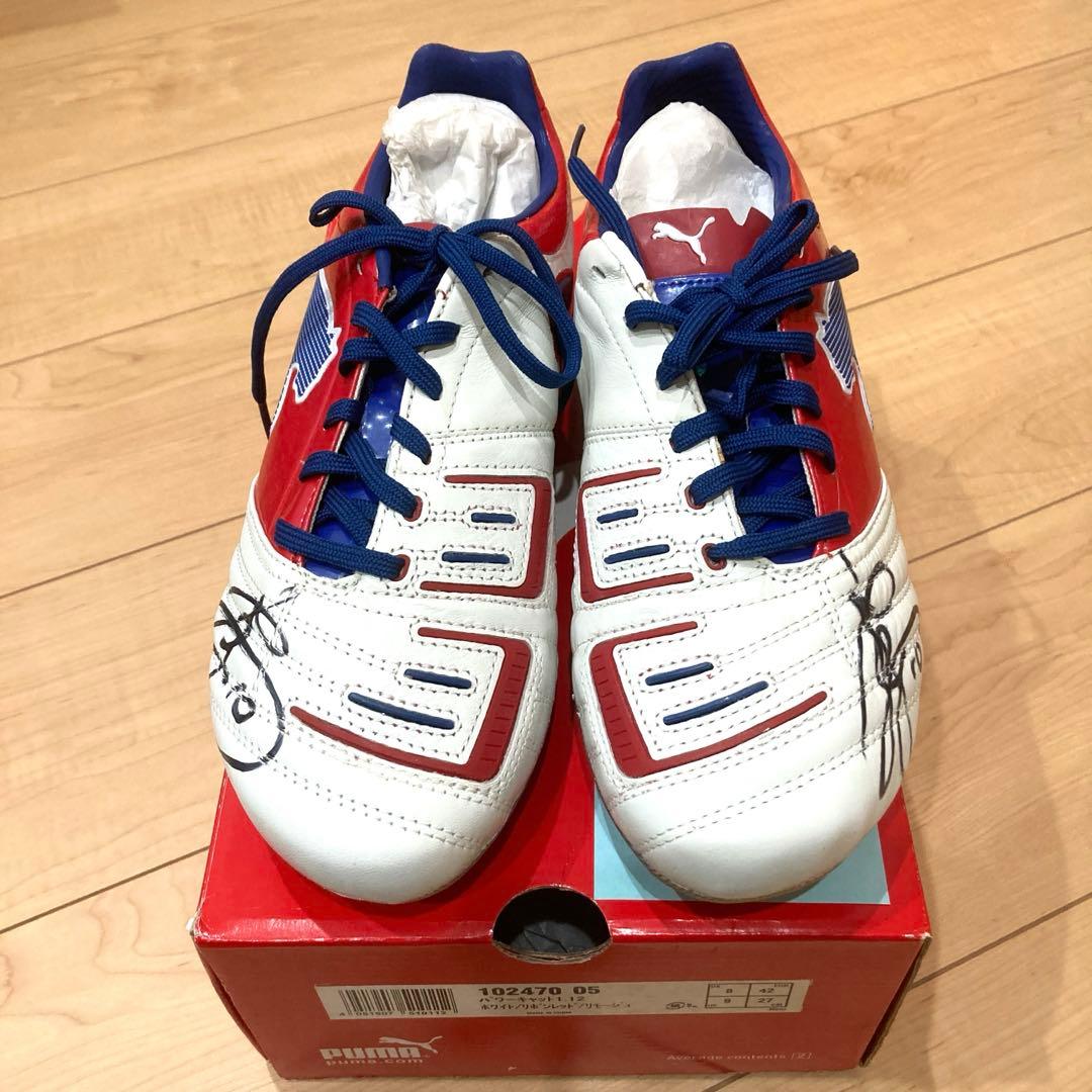 山田大記　ジュビロ磐田　サイン入りスパイク　2012年