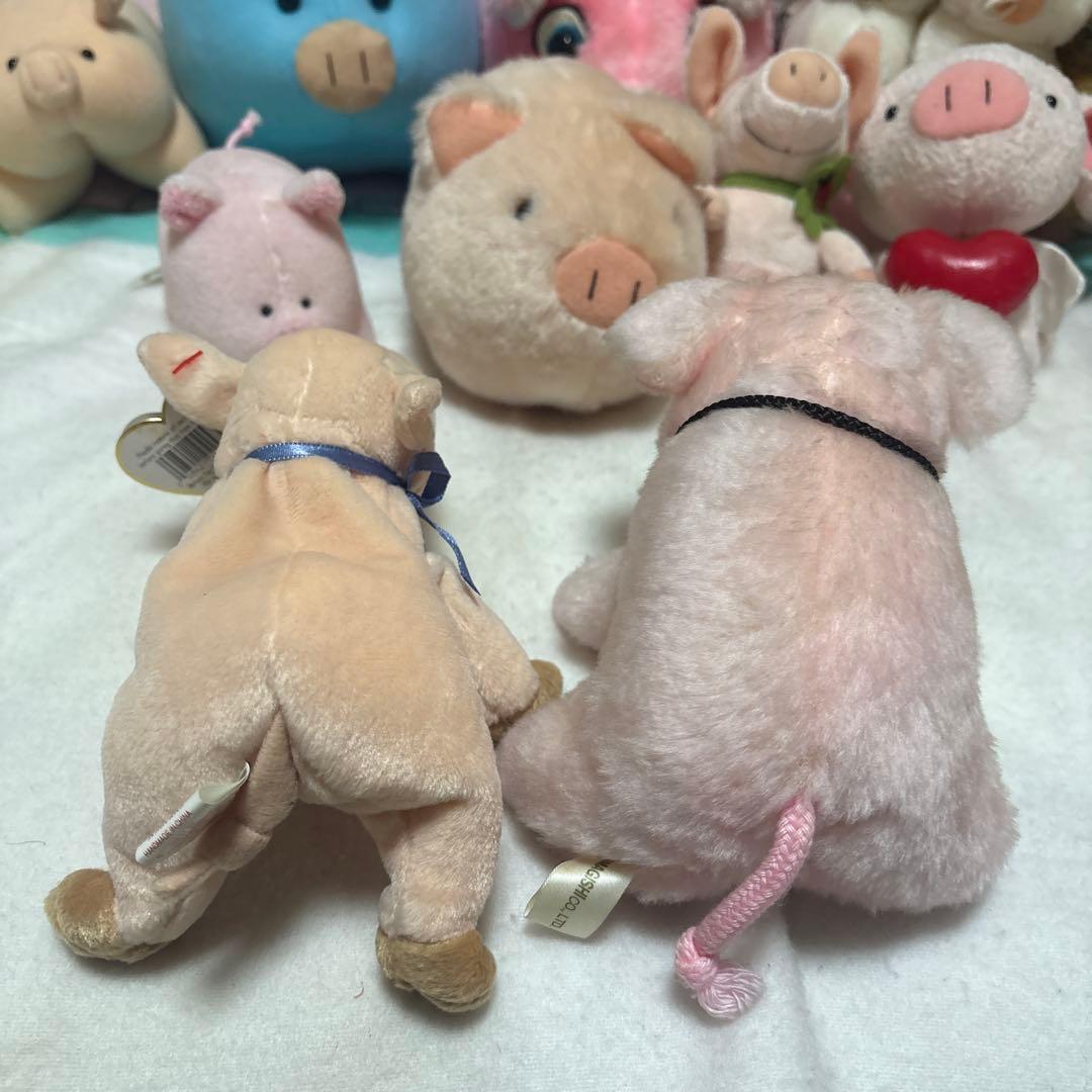 ブタ ぬいぐるみ＆マスコット 17こ まとめ売り バラ売り不可 中古品 ②