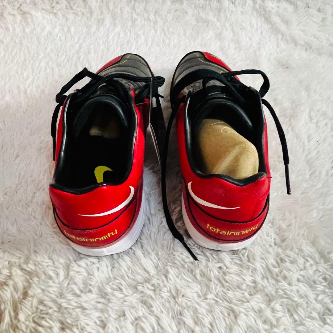 Nike トータル90 シュート 24.5cm レッド/グレー 新品タグ付き