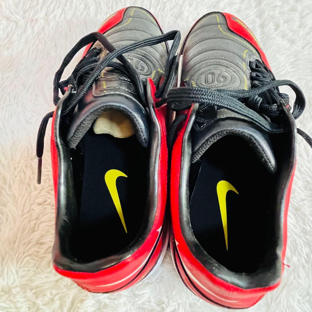 Nike トータル90 シュート 24.5cm レッド/グレー 新品タグ付き