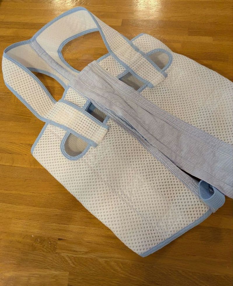 犬用介護ハーネス 　アイアンバロン　寝たままねんねのハニカム胴着 M