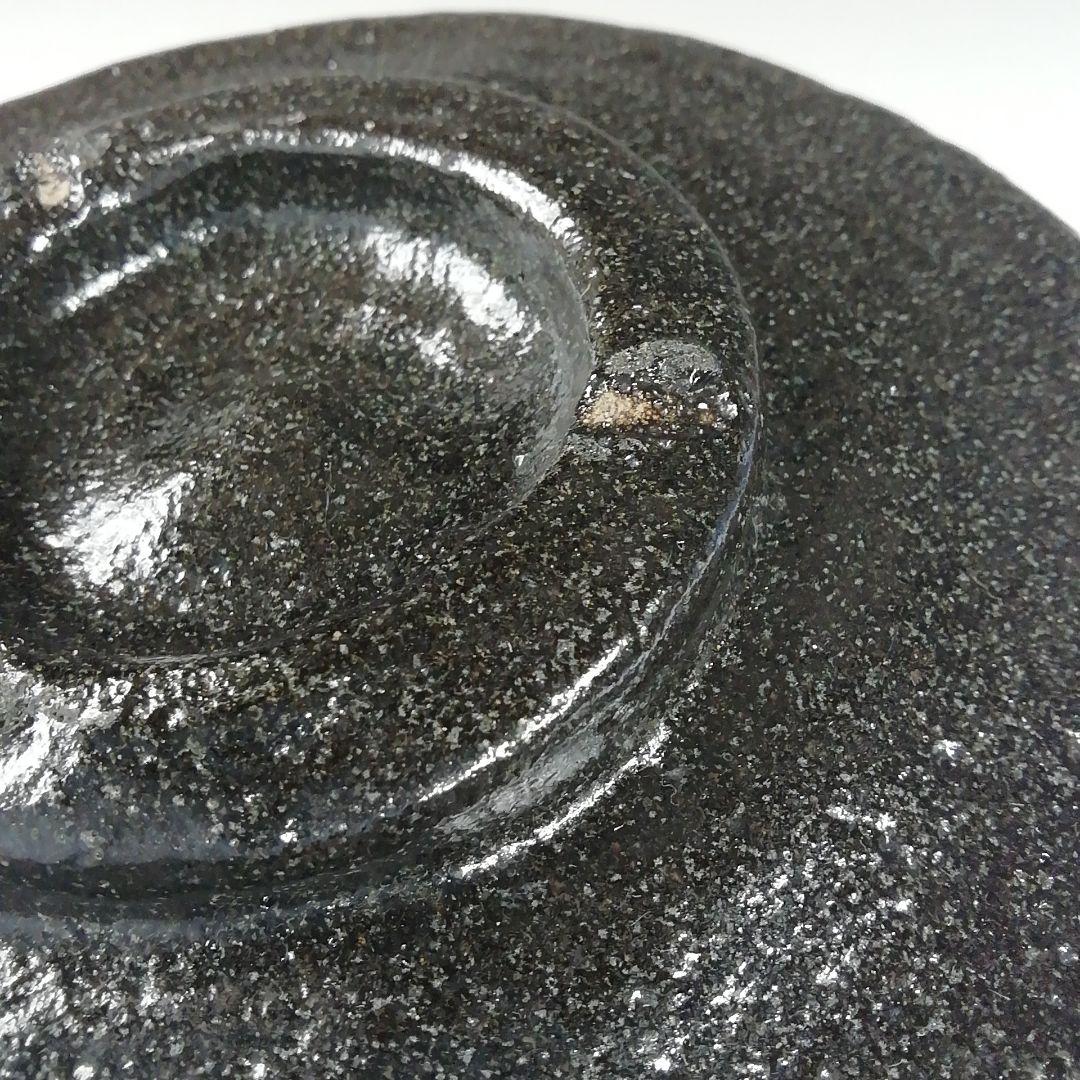 Ｔ６４２　茶碗　『黒楽茶碗』『檜垣崇楽 造』『大徳寺 黄梅院 小林太玄 書付』