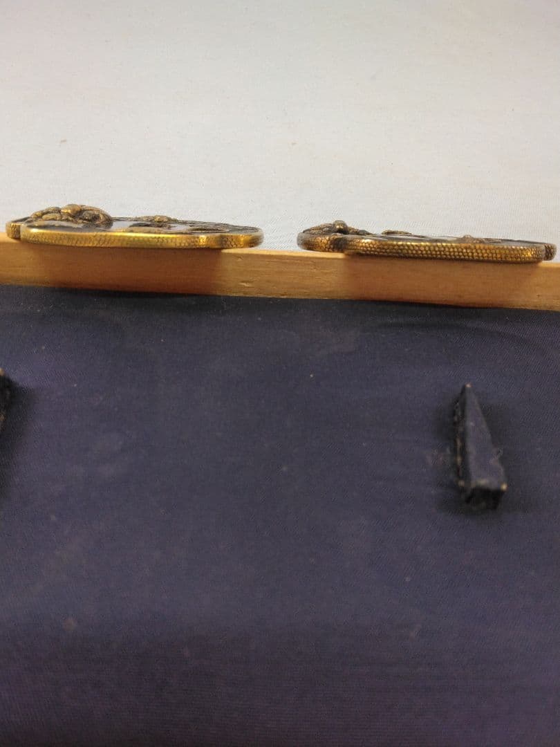 鍔　鐔　寶船　２枚組　江戸時代 アンティーク　七福神　　鶴　亀　波　美濃鍔