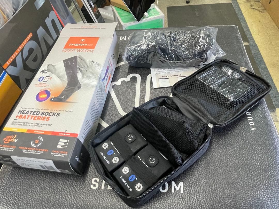 スキー・スノーボードアクセサリー Therm-ic SOC SET FUS UNI S-1400B 39-41