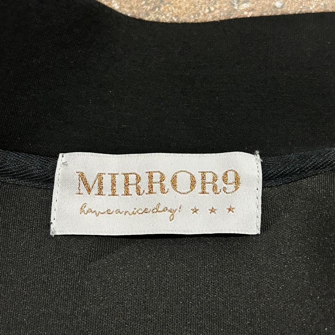 MIRROR9 セットアップ　ジャケット　スカート 星　ブラック　ホワイト