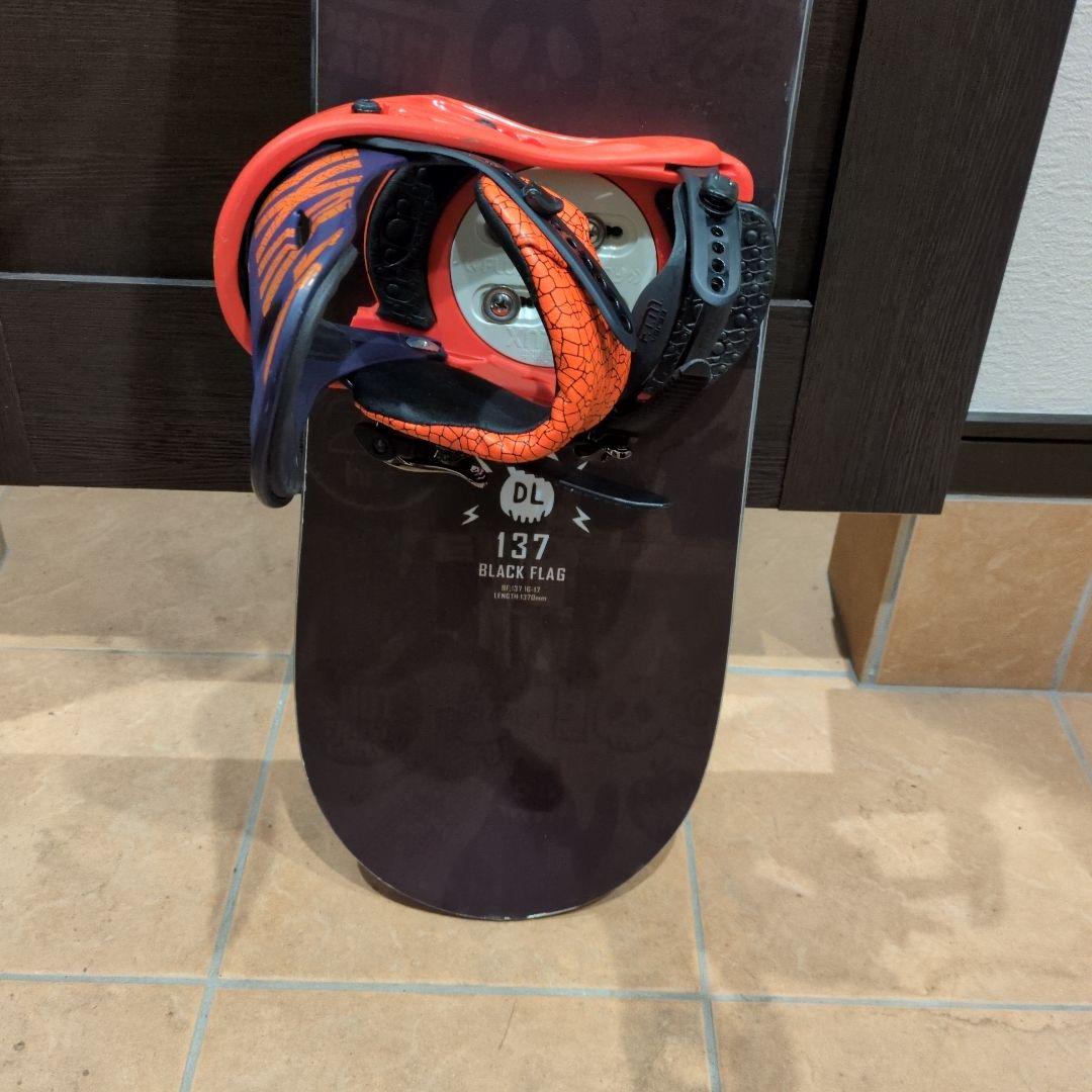 DEATH LABEL BLACK FLAG 137cm FLUX PR バイン