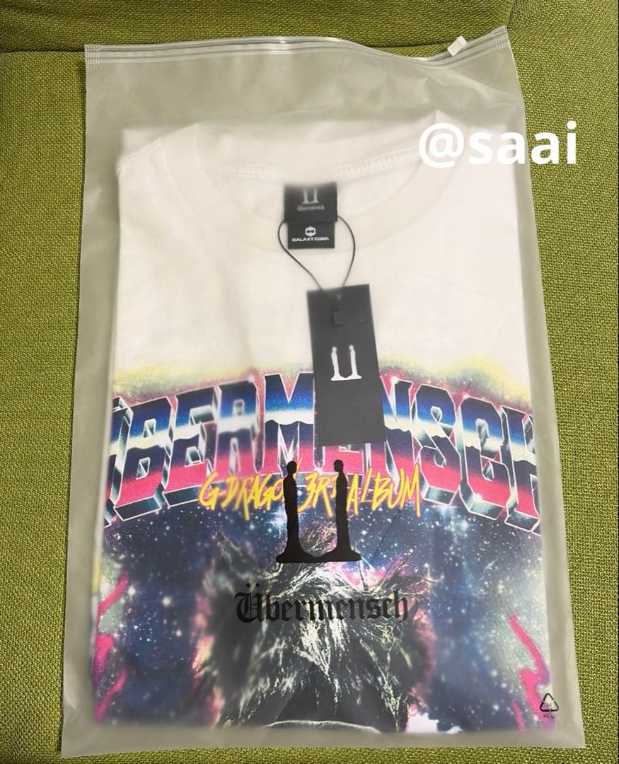 G-dragon ÜBERMENSCH ソウルコンencore Tシャツホワイト