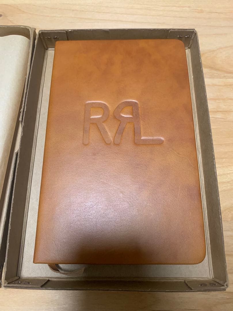RRL ダブルアールエル　レザーノート　新品未使用　箱・タグ付き　ラルフローレン