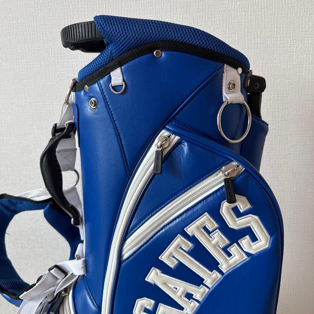 パーリーゲイツ　キャディ バッグ　ショルダー式　スタンド式　軽量　ブルー