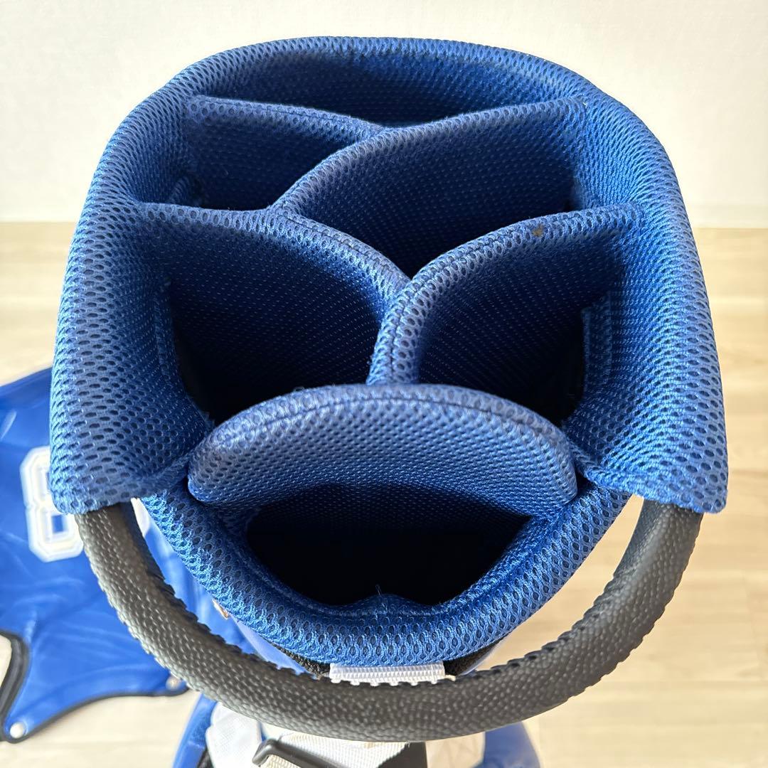 パーリーゲイツ　キャディ バッグ　ショルダー式　スタンド式　軽量　ブルー