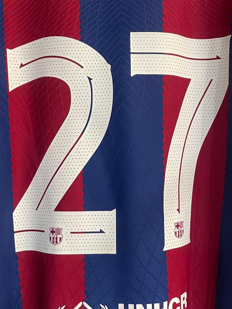 【タグ付き正規品】オーセンティック バルセロナ 23-24 ラミン ヤマル 27