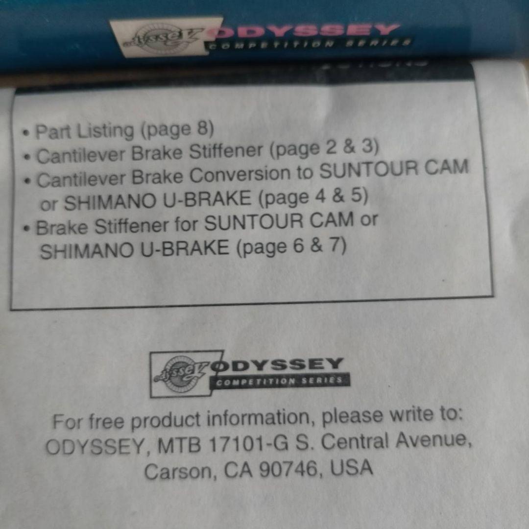 ②【90s☆デッドストック】ODYSSEY ブレーキブースター オデッセイ