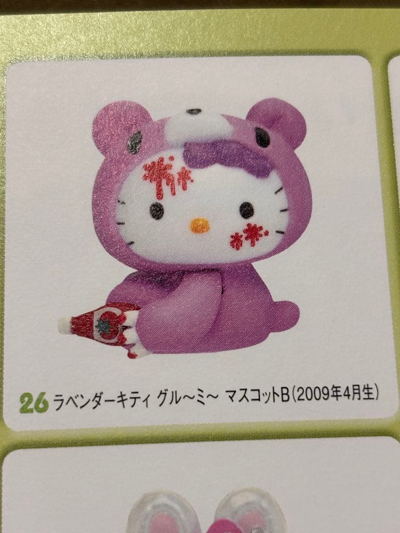 激レア！未使用未開封！ご当地キティ北海道 グルーミーキティ2009 3種コンプ