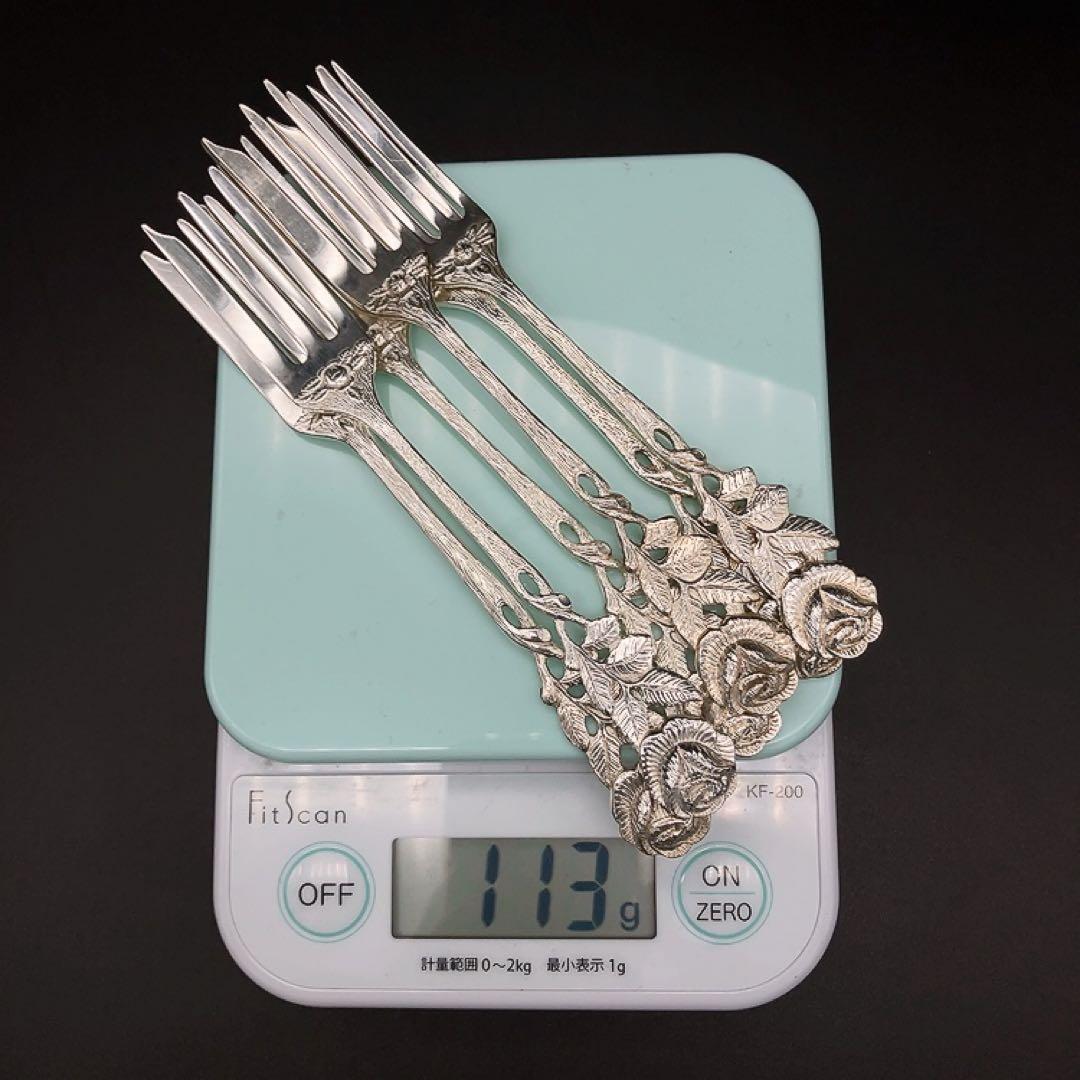 ドイツアンティーク ANTIKO ヒルデスハイムローズフォーク6本