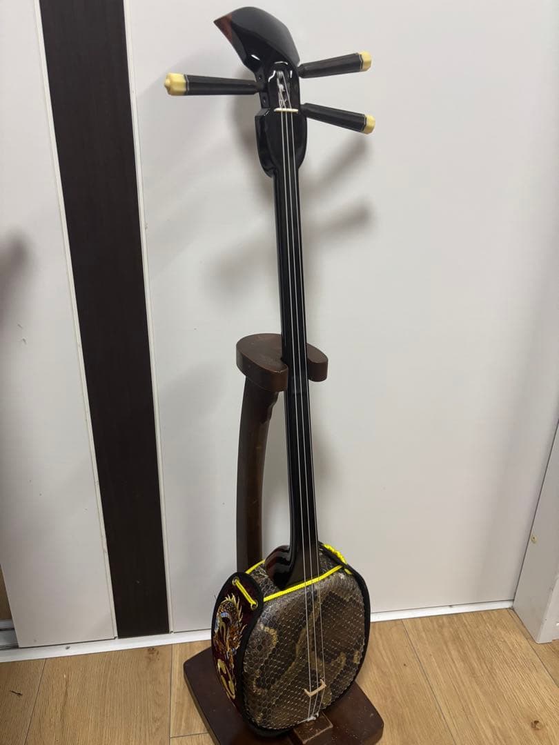 沖縄三線　昔三線　八重山黒木　486グラム