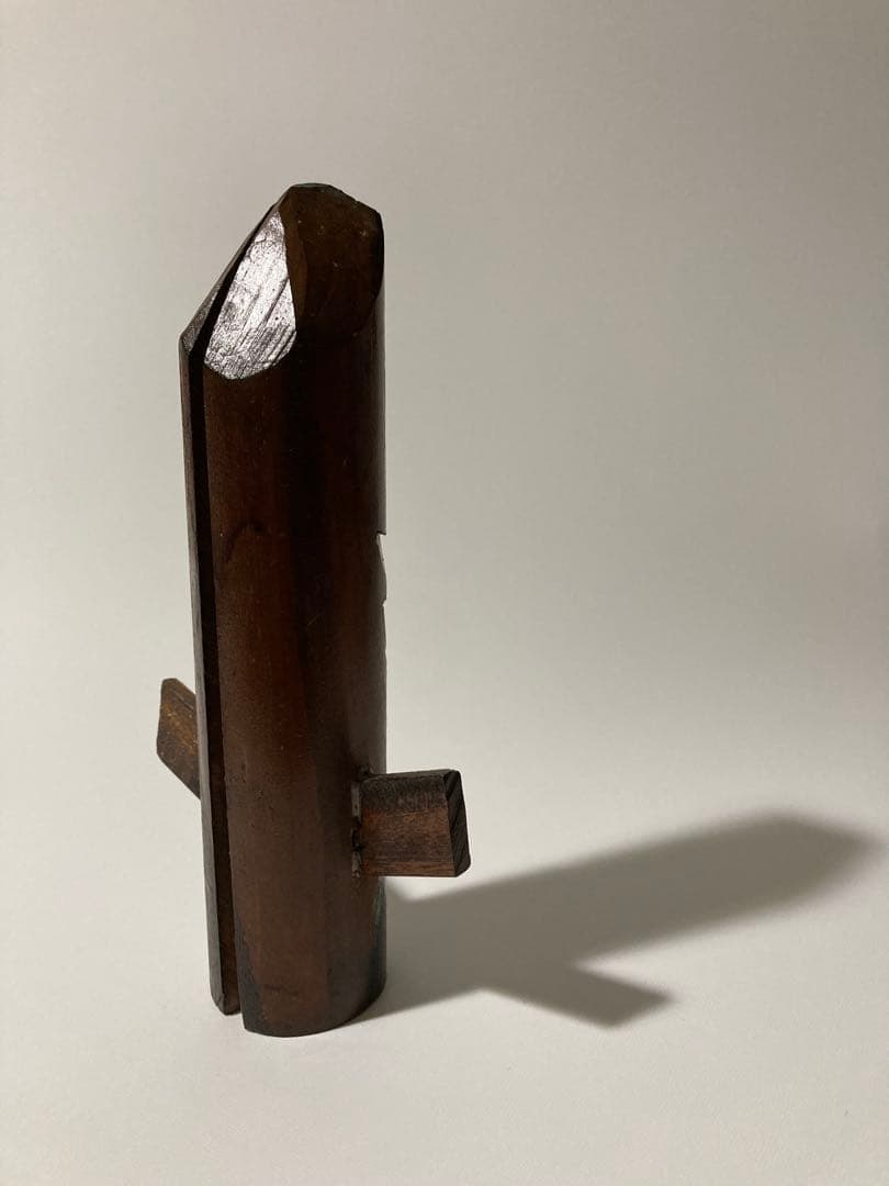 岡山県 蒜山高原 妖怪スイトン木彫りの置物