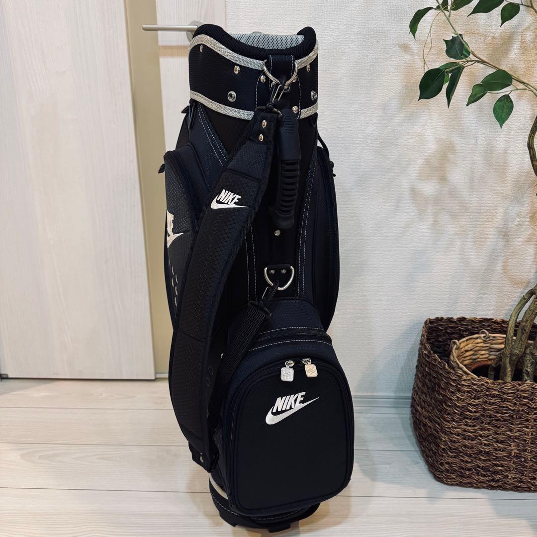 NIKE ナイキゴルフ キャディバッグ9型6分割 ブラック 軽量