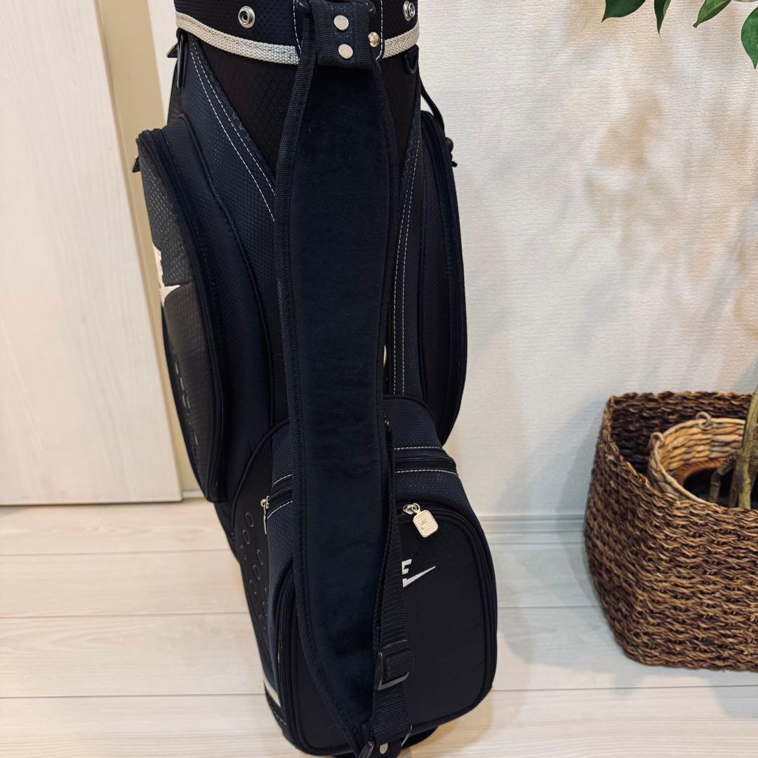 NIKE ナイキゴルフ キャディバッグ9型6分割 ブラック 軽量