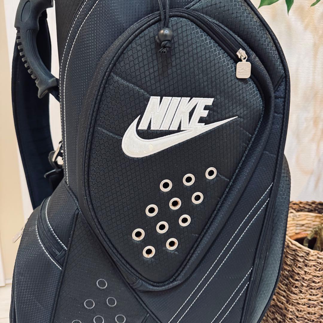NIKE ナイキゴルフ キャディバッグ9型6分割 ブラック 軽量