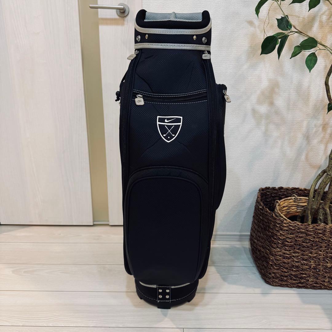 NIKE ナイキゴルフ キャディバッグ9型6分割 ブラック 軽量