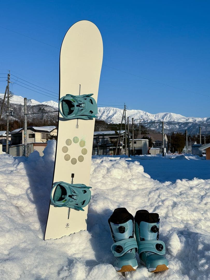 Burtonグリルマスター ボード155+ビンディングM+ブーツ(27)セット