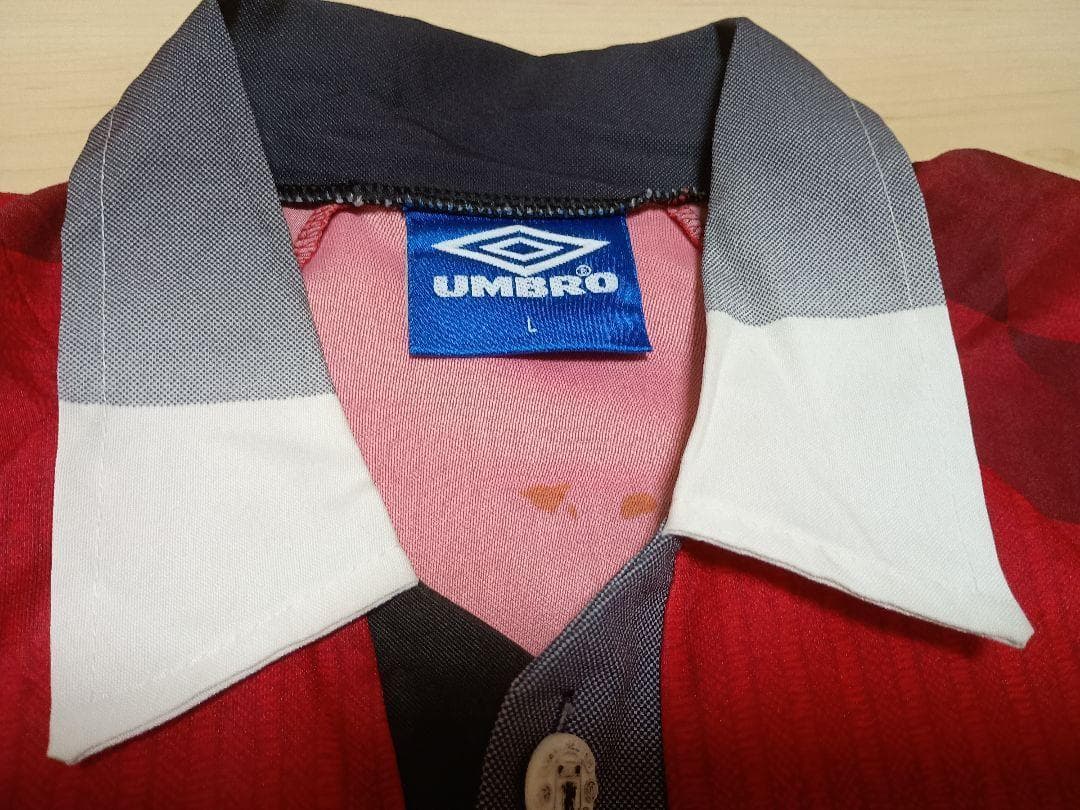 アンブロ　マンチェスターユナイテッド ベッカム　ユニフォーム上下セットumbro