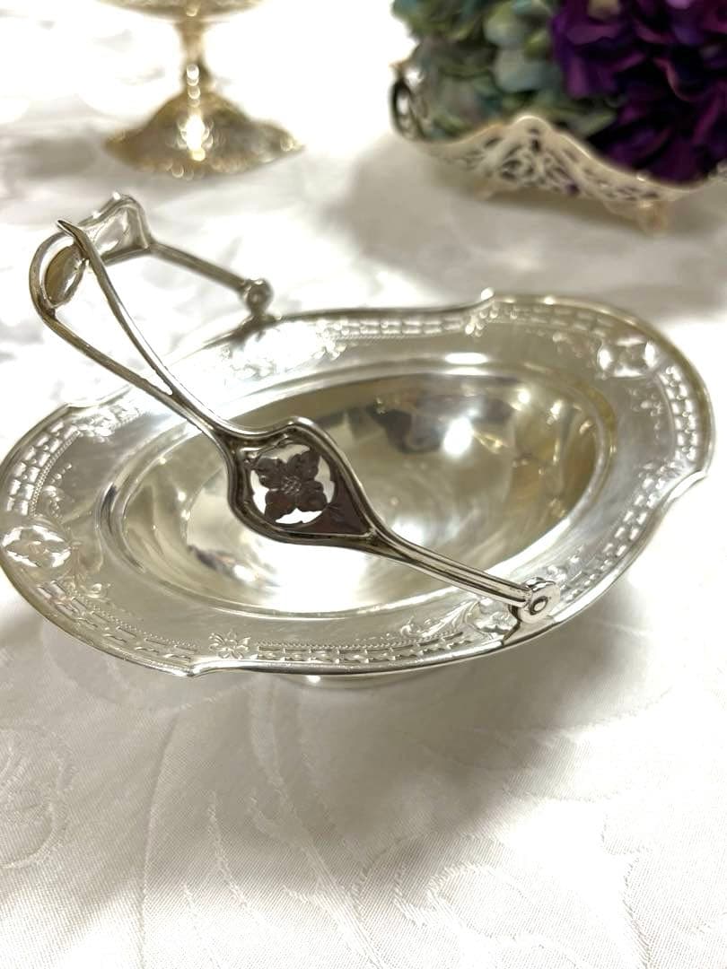 純銀 Sterling silver スターリングシルバー　ピアスドバスケット