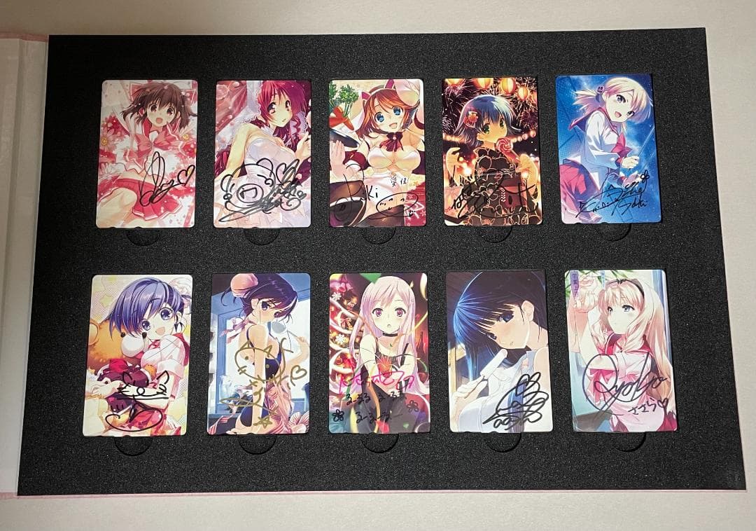 C87 コミケ ToHeart2 10周年記念 声優直筆サイン入り カードセット