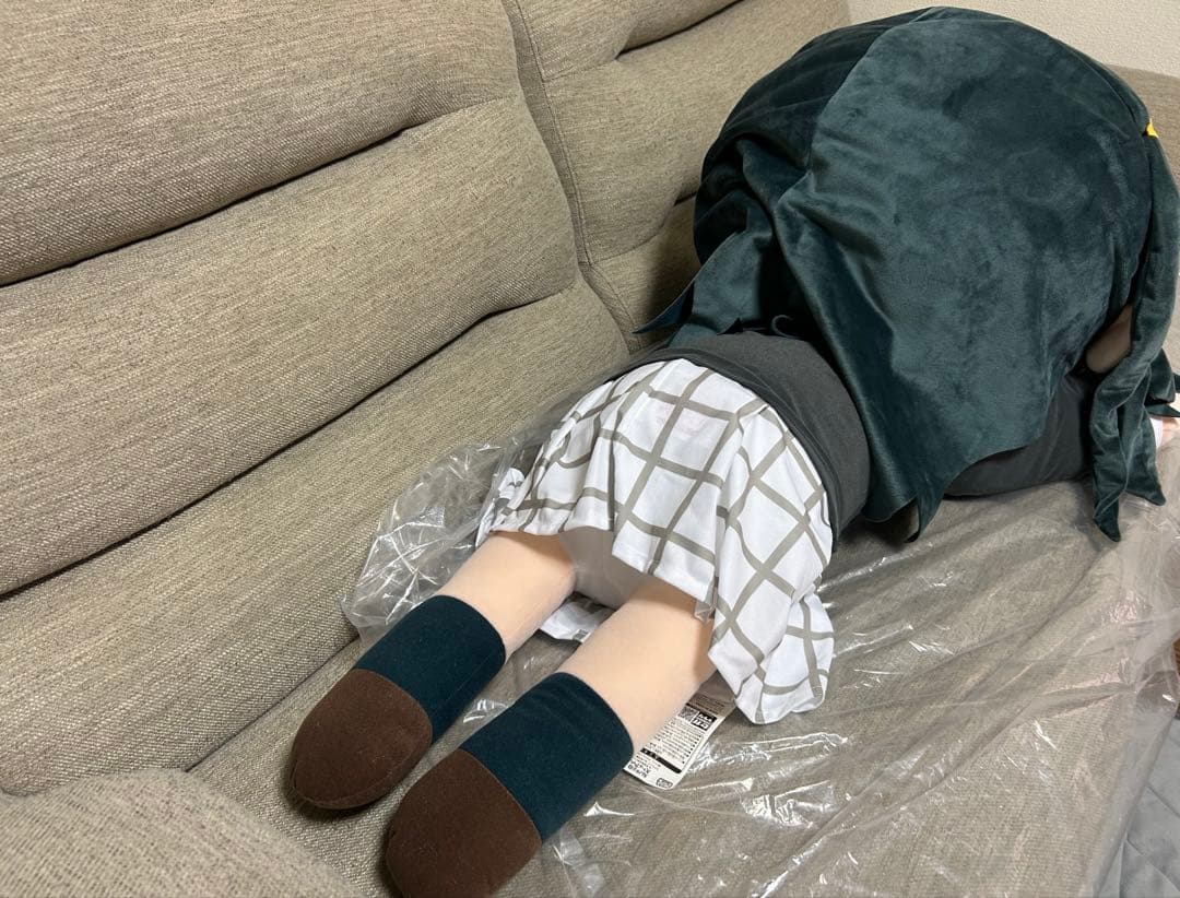 天使　ラブライブ！虹ヶ咲　寝そべりテラジャンボぬいぐるみ　優木せつ菜