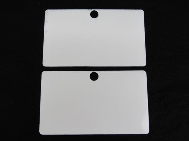 Y5-1121 国鉄 行先標 サボ 鉄板ホーロー 『 白馬 』『 急行 』 2枚