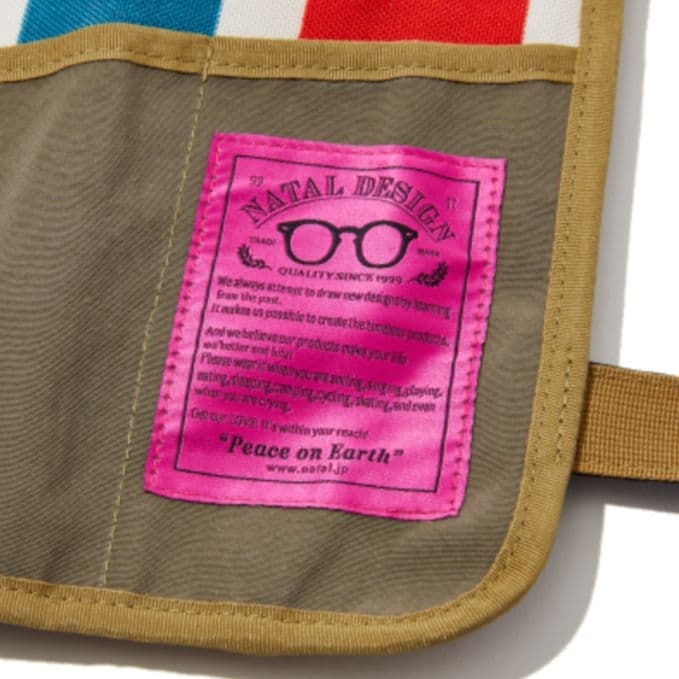 ネイタルデザイン KAMPING KUTLERY ROLL レトロストライプ