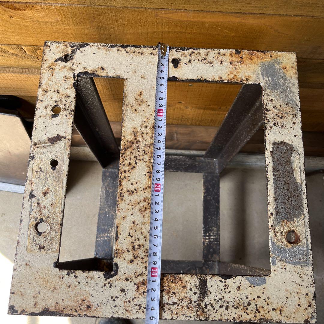 ヴィンテージアイアン台　鉄板付き